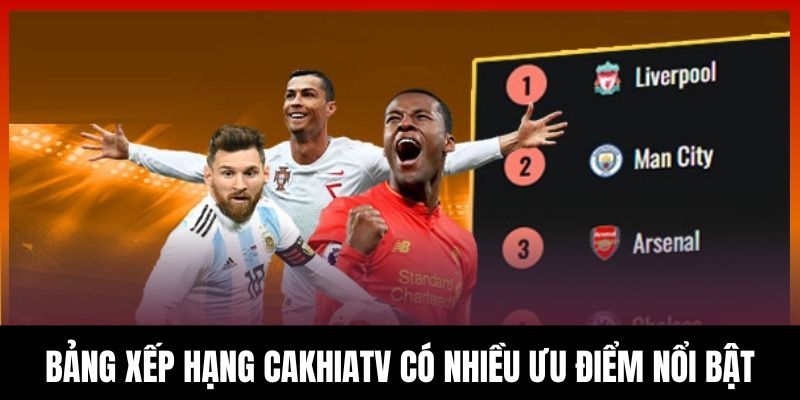 CakhiaTV có nhiều ưu điểm nổi bật so với các nền tảng khác