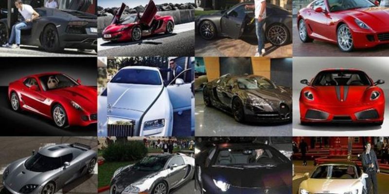Ronaldo là một trong những cầu thủ bóng đá sở hữu nhiều siêu xe nhất thế giới