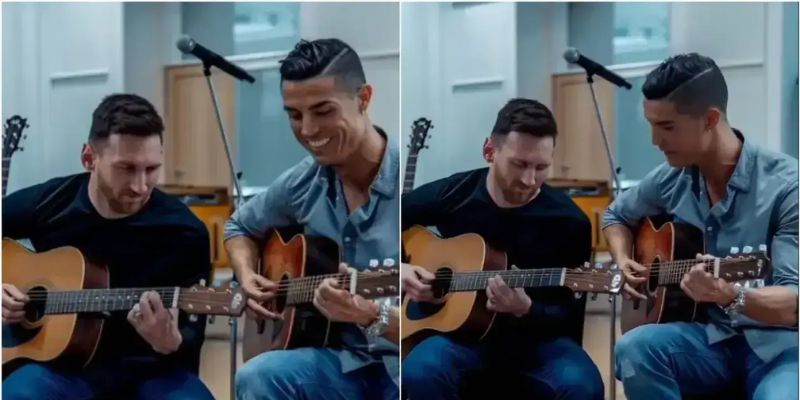 Messi thường chơi guitar để xả stress
